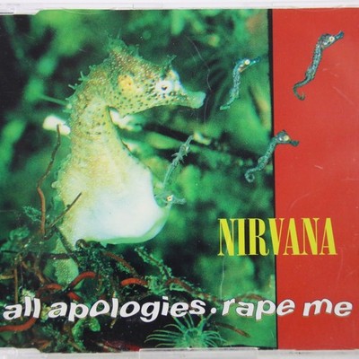 Music Musik MAXI CD Nirvana   All Apologies   Rape Me Gut