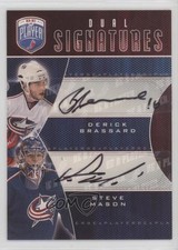 2009-10 Be a Player Dual Signatures Steve Mason Derick Brassard #S2-BM Auto 11jd