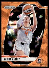 Marina Mabrey Orange Cracked Ice #132 2024-25 Panini Prizm WNBA Connecticut Sun
