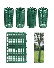 Splicable Tree Trunk Protector Guard 4 PCS, Breathable Wildlife Protection Wrap