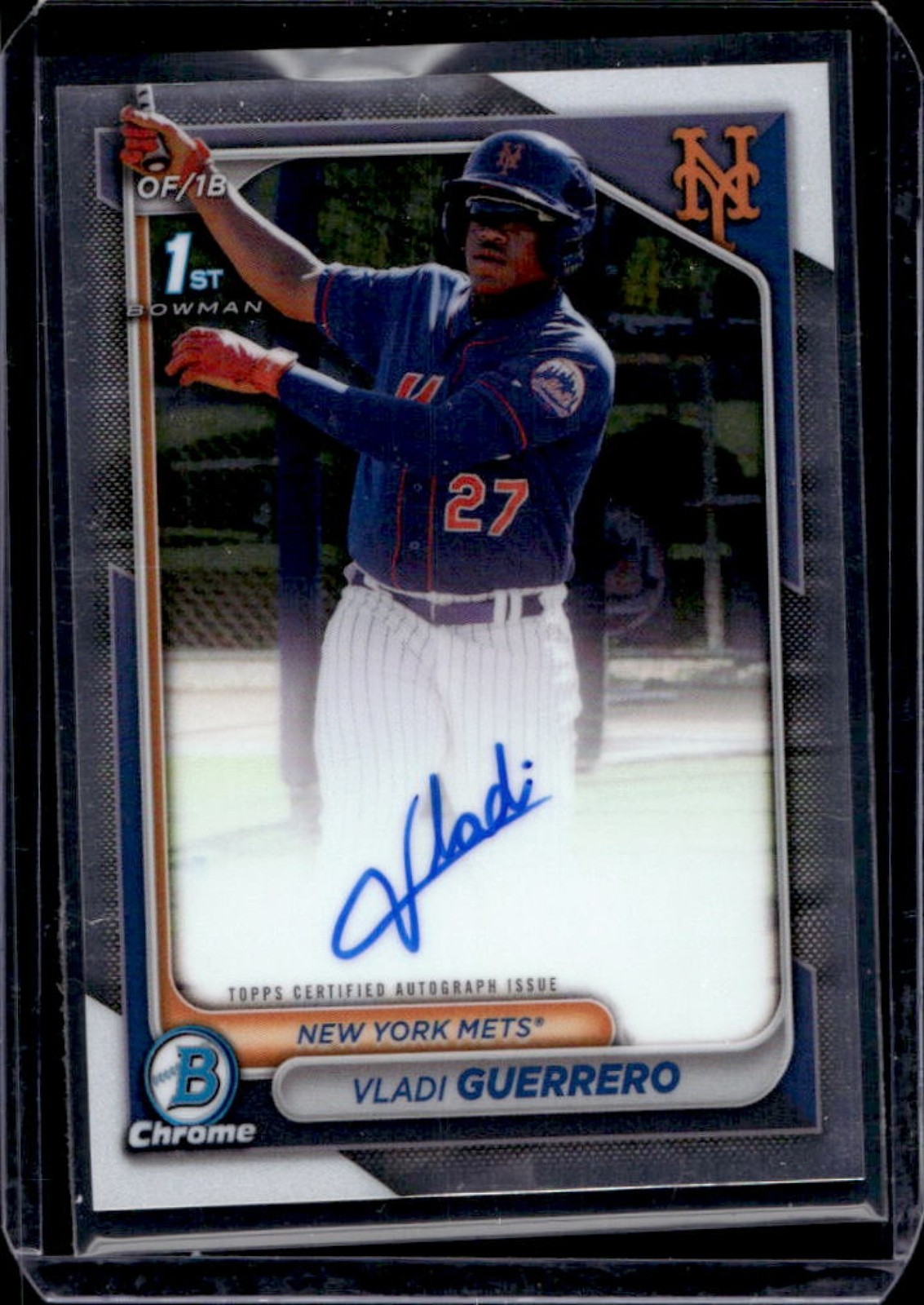 2024 Bowman Chrome Vladi Guerrero Auto 1st #CPA-VG Mets