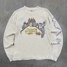 Vintage 1980s The Beatles Yellow Submarine Graphic Longsleeve Screen Stars Small