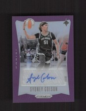 2024 Prizm WNBA #TB-SYC Sydney Colson Throwback Signatures Purple /49 AUTO