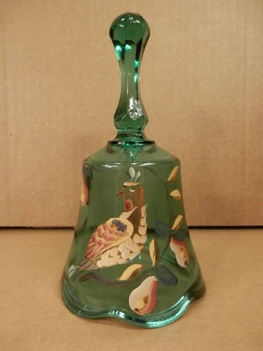 Fenton Partridge in a Pear Tree Glass Bell 1168/1500