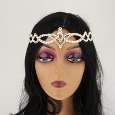 Belly Dance Headpiece Rhinestone Bellydancing Head Wear for