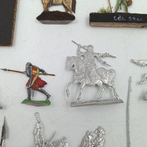 Von Droste Zinnfiguren Flat Tin Soldiers Mixed Lot Painted & Unpainted 1–1.5” - Picture 6 of 16