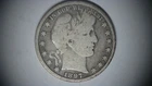 1897-P Very Good VG+ Barber Silver Half Dollar 90% See Photos