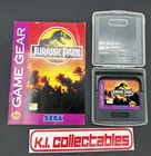 SEGA Game Gear: Jurassic Park w/ Manual & Case - Authentic *TESTED