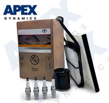 SERVICE KIT For TOYOTA PRIUS 1.5L 2004-2009 - 4 SPARK PLUGS + 5L TOYOTA 5W30 OIL