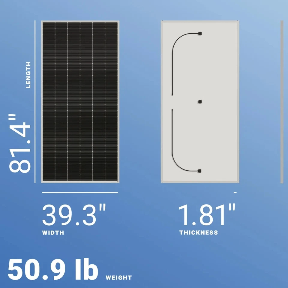 BUNDLE OF BRAND NEW Sunpower 390W Solar Panel - SPR-P19-390-COM - Free Shipping! - Image 3 of 4