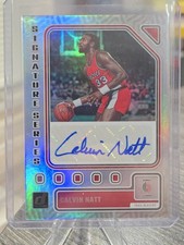 2023-24 Panini Donruss Signature Series - Calvin Natt #SS-NAT Auto -Trailblazers
