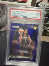 2024 Panini Prizm WNBA - Angel Reese #147 Blue Velocity Prizm (RC) PSA 9 