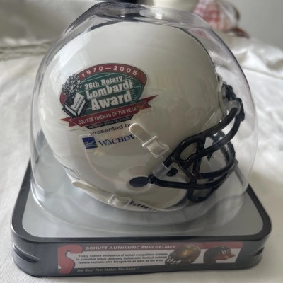 Schutt Rotary Lombardi Award White Mini Football Helmet NEW