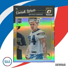 2016 Panini Donruss Optic Derek Watt Holo #114 RC San Diego Chargers