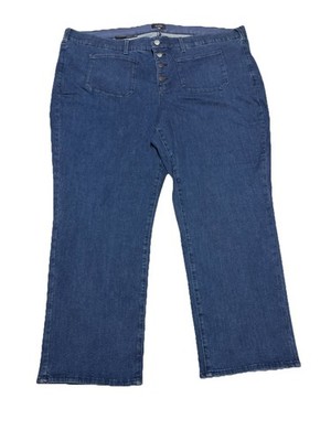 NYDJ Plus 3x Ankle Not Your Daughter s Jeans Medium Wash Stretch Button Fly