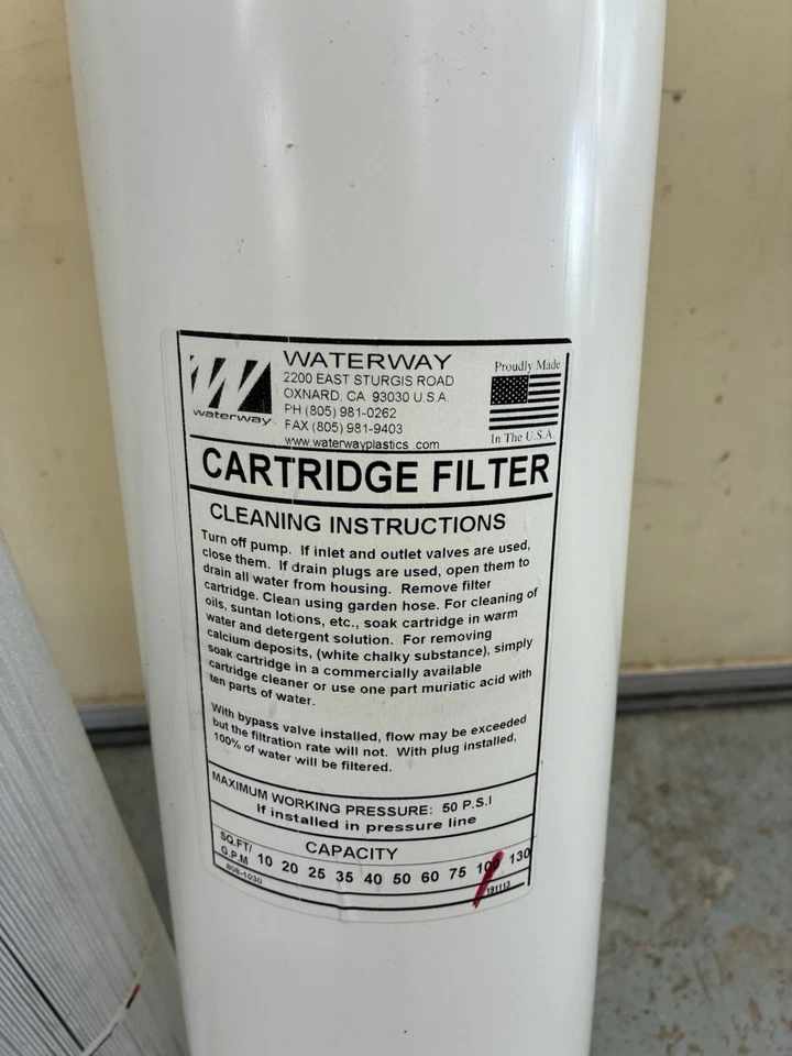 Waterway 100 Square Ft Top Load Cartridge Filter 2” Includes Cartridge - Image 2 of 3