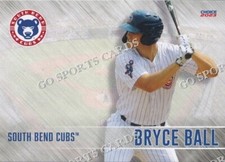 2023 South Bend Cubs Bryce Ball RC Rookie Chicago Cubs Minor League