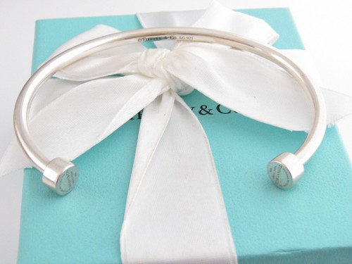 AUTENTICO BRACCIALETTO UOMO ARGENTO TIFFANY & CO RITORNO AL BRACCIALE 8" - Foto 5 di 6