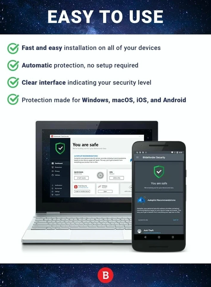 Bitdefender Family Pack 3 Years 15 Devices | Win Mac Android | Latest Version - Image 2 of 2