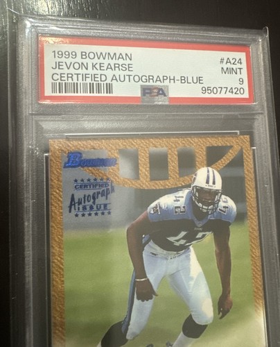 Jevon Kearse 1999 Bowman Rookie RC Autograph Auto SP Card Tennessee Titans 🔥 - 第 2/4 張圖片