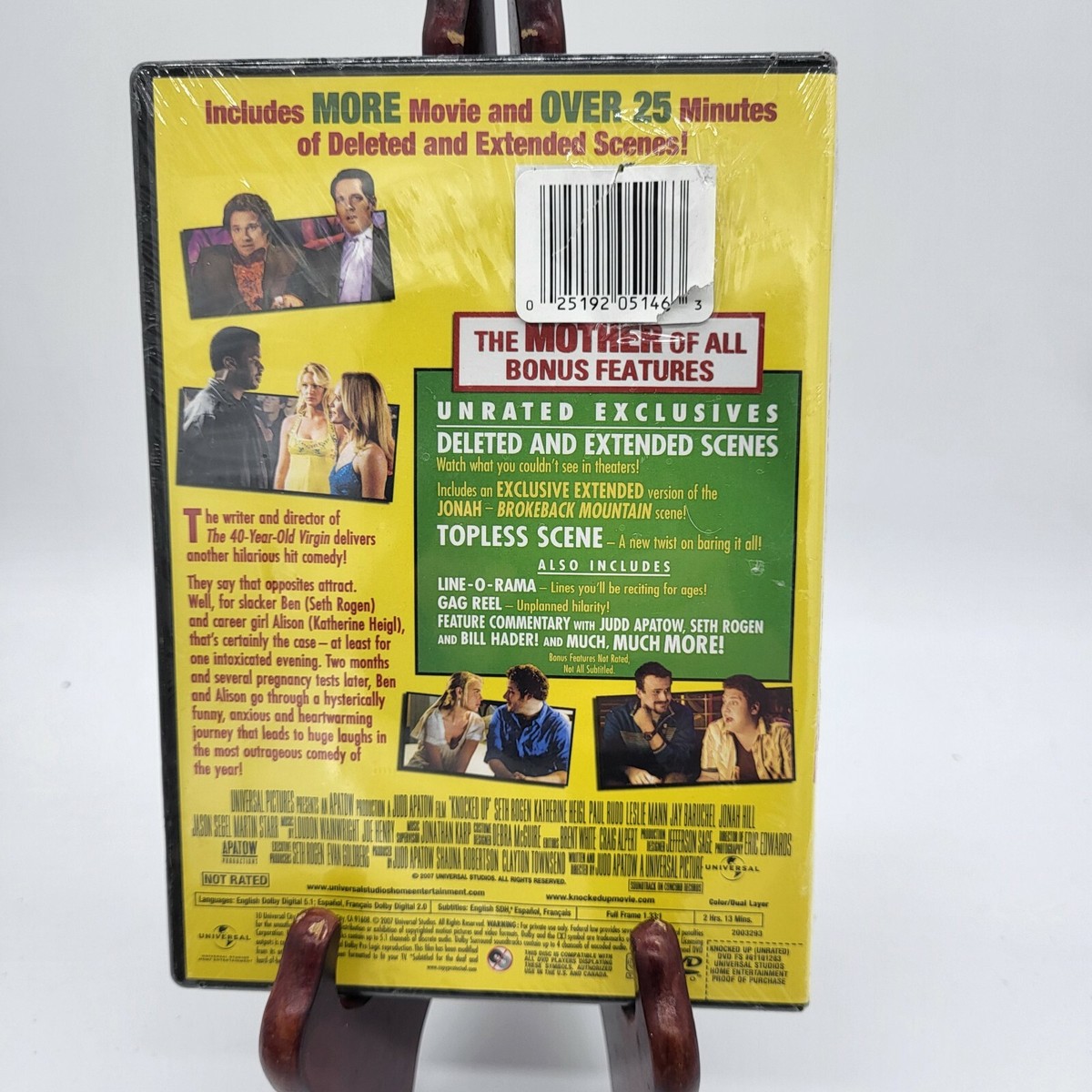 無ケーカクの命中男 ノックトアップ Knocked Up  Unrated Full Screen Edition Seth Rogen Knocked Up Unrated Version DVD 2007 FullScreen Edition Seth