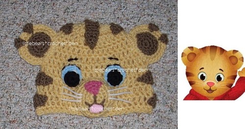 CUSTOM Boutique CROCHETED DANIEL TIGER 