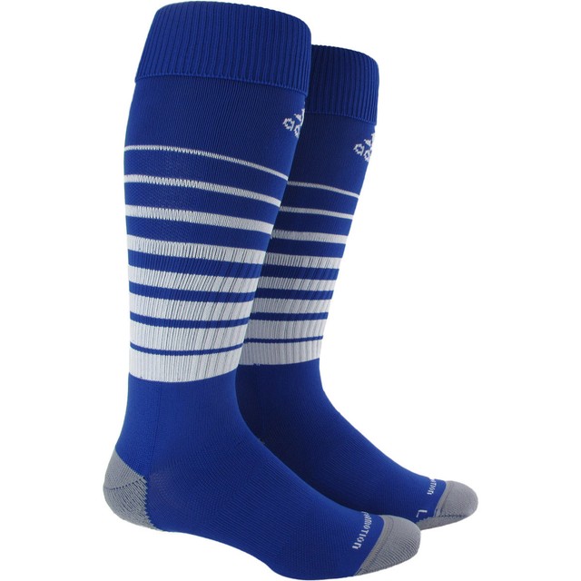 blue adidas soccer socks