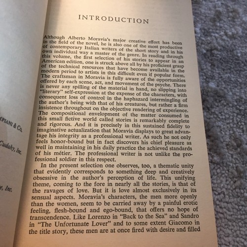 Bitter Honeymoon Romance Anthologies Paperback Book Alberto Moravia Signet 1958 - Picture 16 of 19