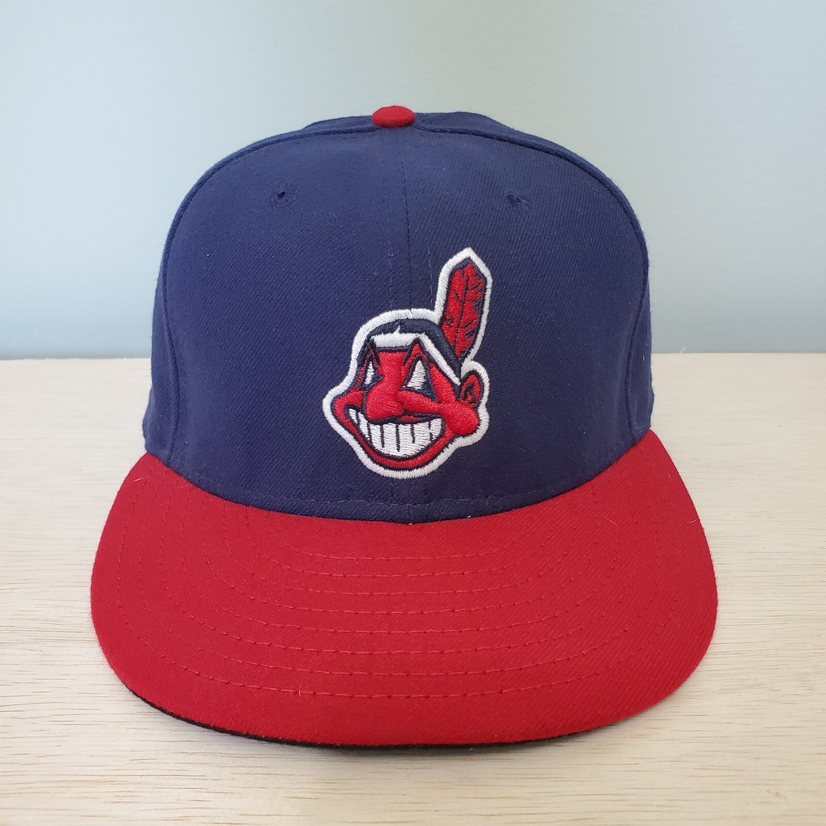 New Era 59Fifty Cleveland Indians 7 1/8 Fitted On Field Cap New Era 59Fifty Cleveland Indians 7 1/8 Fitted On Field Cap