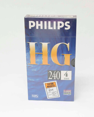 Philips HG-240 Videokassette VHS 4 Stunden OVP Verschweißt Nr.1616