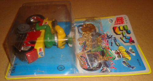 KOUTETSU JEEG MOTORCYCLE FRICTION WIND-UP MIYOSHI ANNI '70 (JEEG ROBOT D'ACCIAIO - Foto 4 di 12