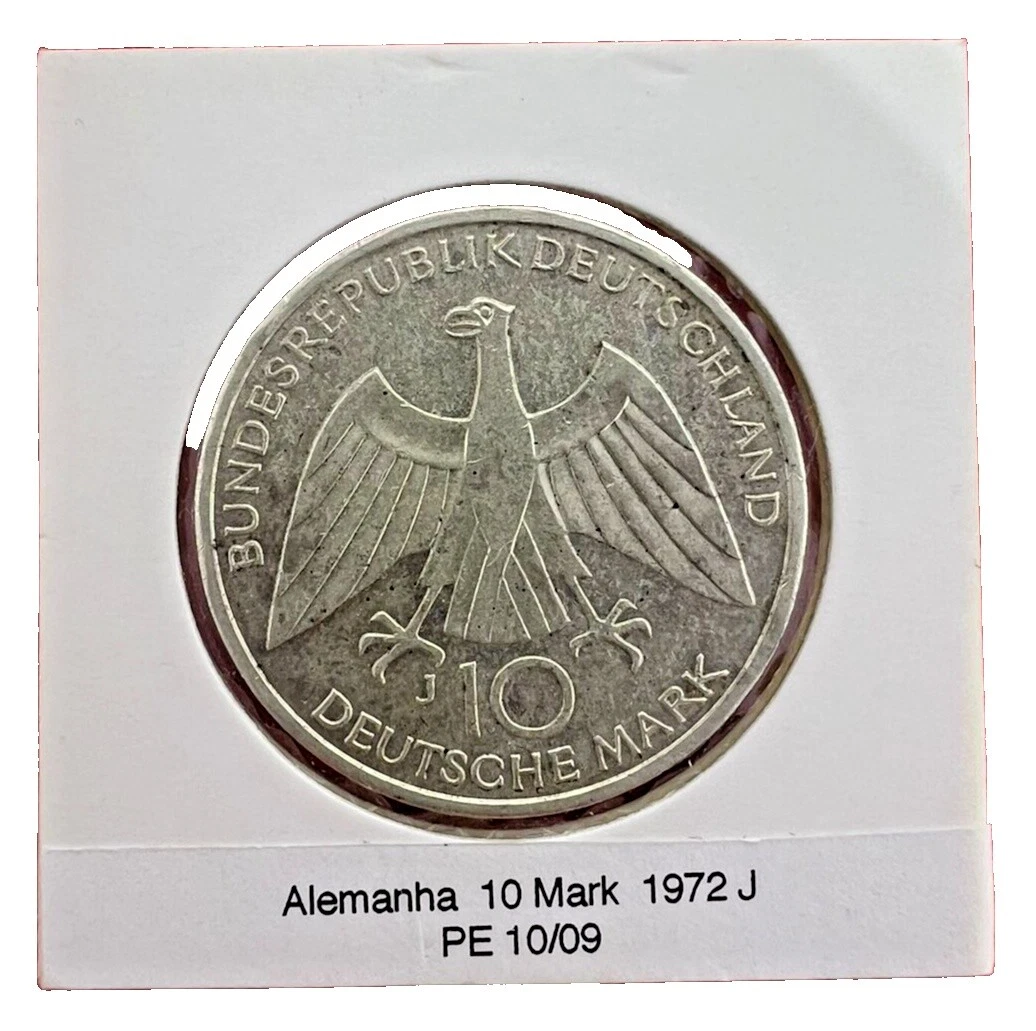 Moedas de prata 1972 Alemão