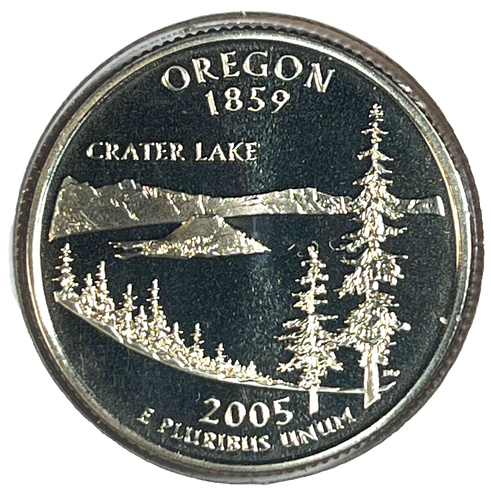 2005 S OREGON PROOF STATE QUARTER NOT SILVER H523