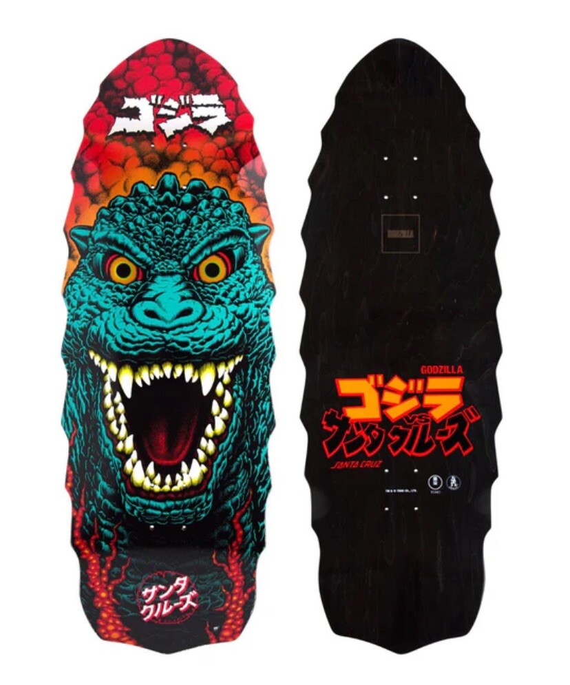 Ultra Rare Santa Cruz Godzilla Destroyer Skateboard Deck 11x32 Ready to Ship