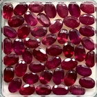 12 Pcs Natural Ruby 6x4mm Oval Cut Rich Sparkling Red Gemstones Wholesale Lot