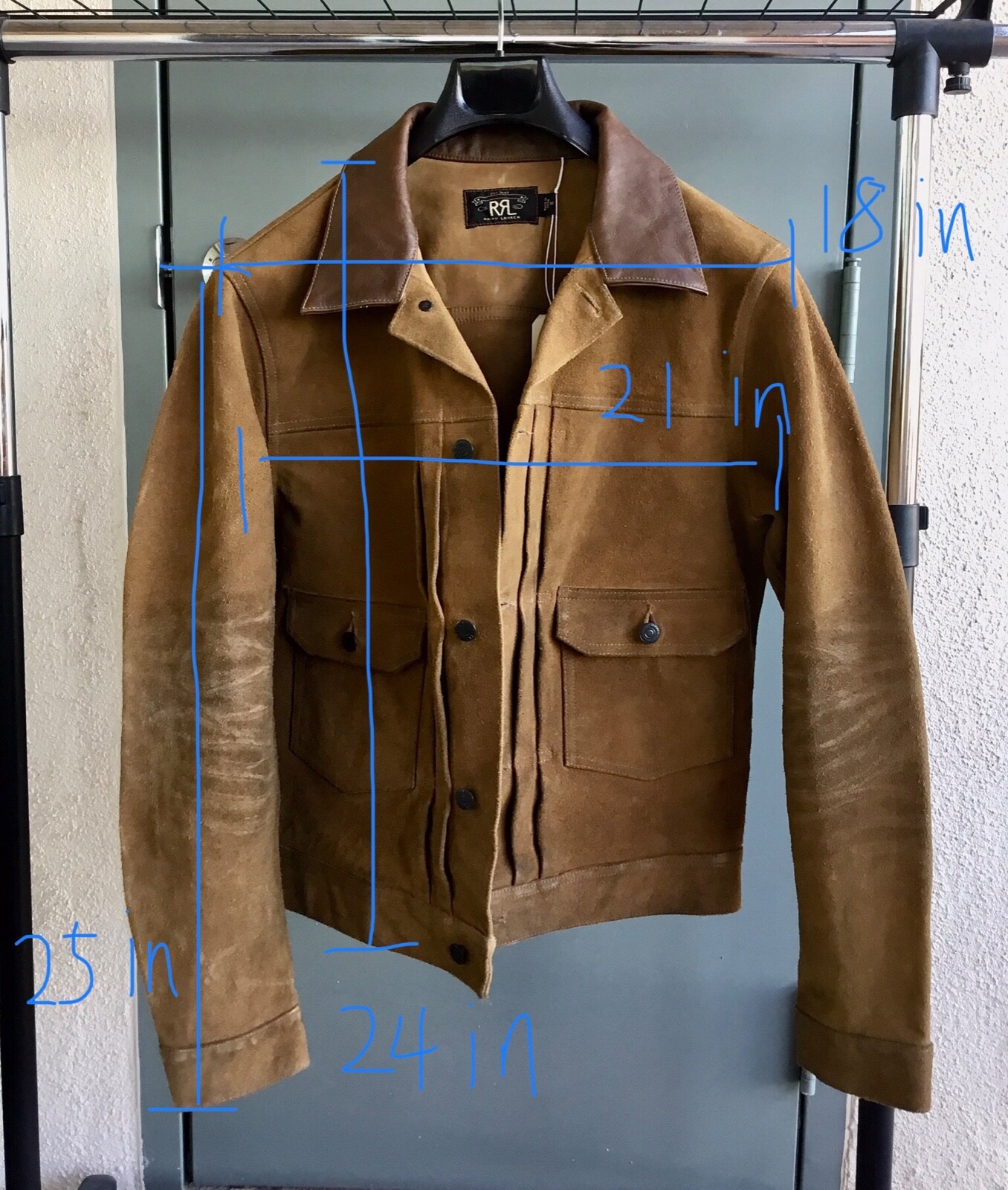 roughout leather jacket