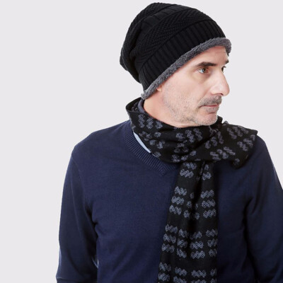 180x30CM Mens Classic Scarf Cashmere Shawl Warm Fringe