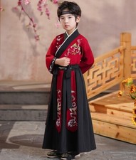 Kids Chinese Traditional Hanfu Dress Tang Suit Ancient Cosplay Costume