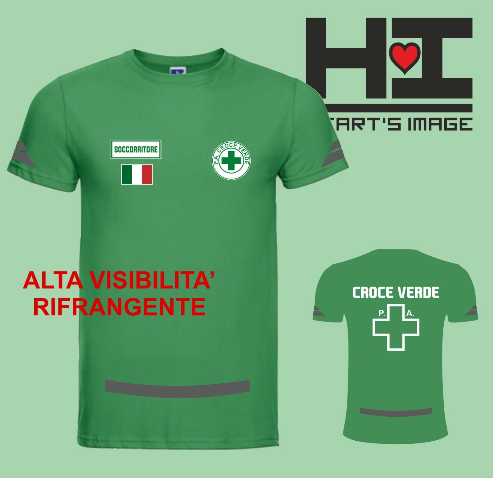 Soccorso Sanitario Maglietta Con Scritta Infermiere Uomo