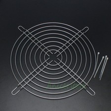Fan Grill Protective Finger Guard Steel Mesh w/ Cable Ties For 200mm AC CASE Fan