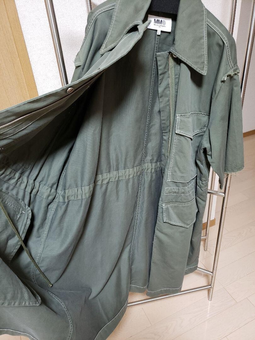 MAISON MARGIELA MM6 Oversized Military Coat Shirt Jacket
