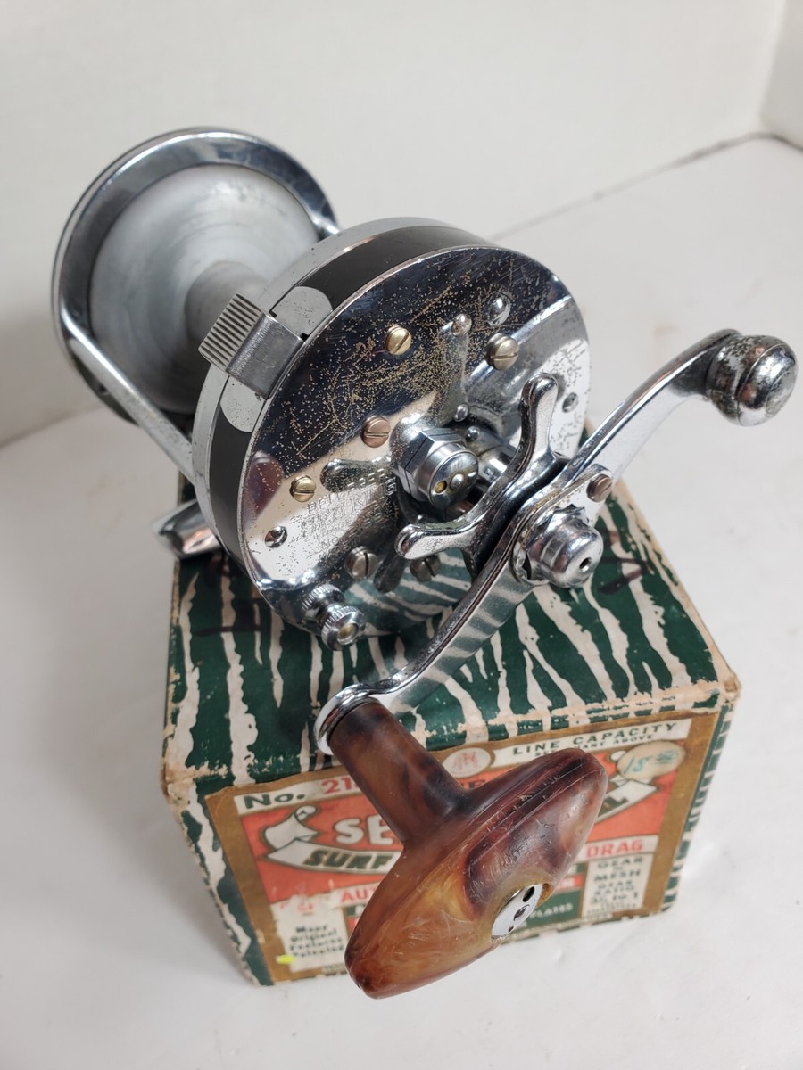 Moulinet Mer Pflueger Sea King 2188 USA - Ancien Fonctionnel à Nettoyer