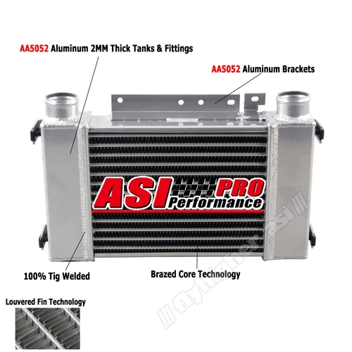 Aluminium Intercooler Fit MITSUBISHI L200 K74 2.5 TD 98-06 Pajero Shogun 2.8 TD - Picture 1 of 10