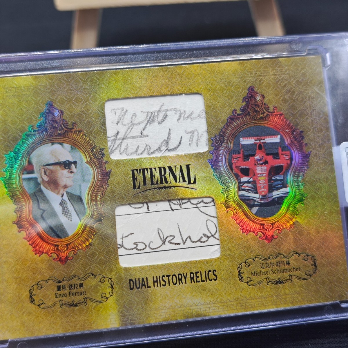 2024 Eternal Cuts Dual History Relics Enzo Ferrari Michael