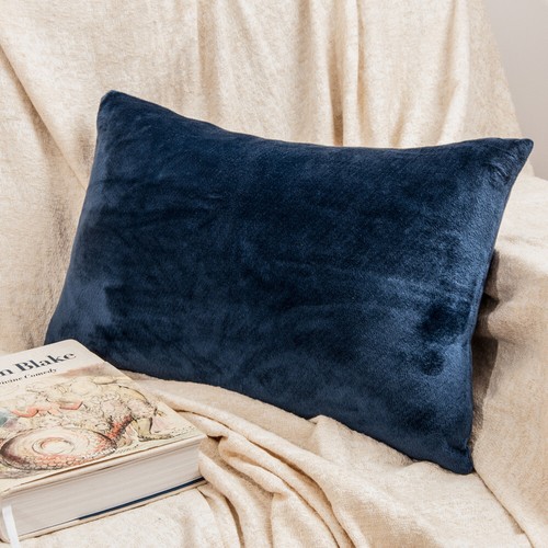 Velvet Cushion Cover 2 Pack Ultra Soft Various Colors Throw Pillow Case - Picture 40 of 64