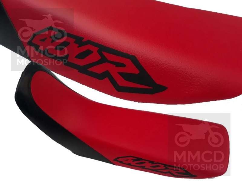 seat cover for Honda Xr400 Xr 400 xr400 98 black red Synthetic leather