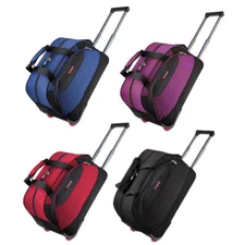 Upgrade Rolling Duffel Bag with Wheels Trolley Travel Bag Expandable L/XL