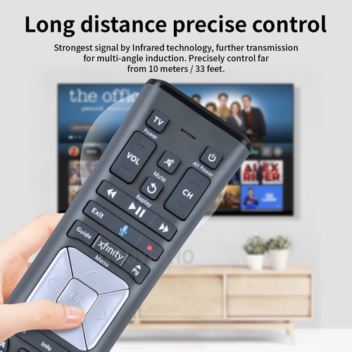 Remote Control For Comcast/Xfinity XR11 Premium Voice Activated Cable TV Backlit - Picture 8 of 8