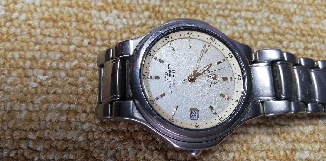 CITIZEN ATTESA Titanium Eco Drive Water Resistant 10bar Antimag 4800 Round B1347