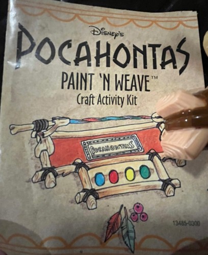 1995 Disney Pocahontas Paint N Weave Set - Picture 10 of 13
